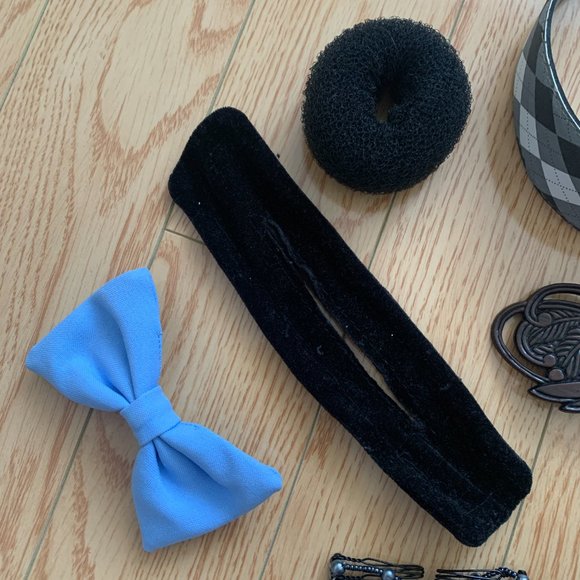 Hair Accessories Clip Bow Headband Bun Donut - Picture 2 of 4